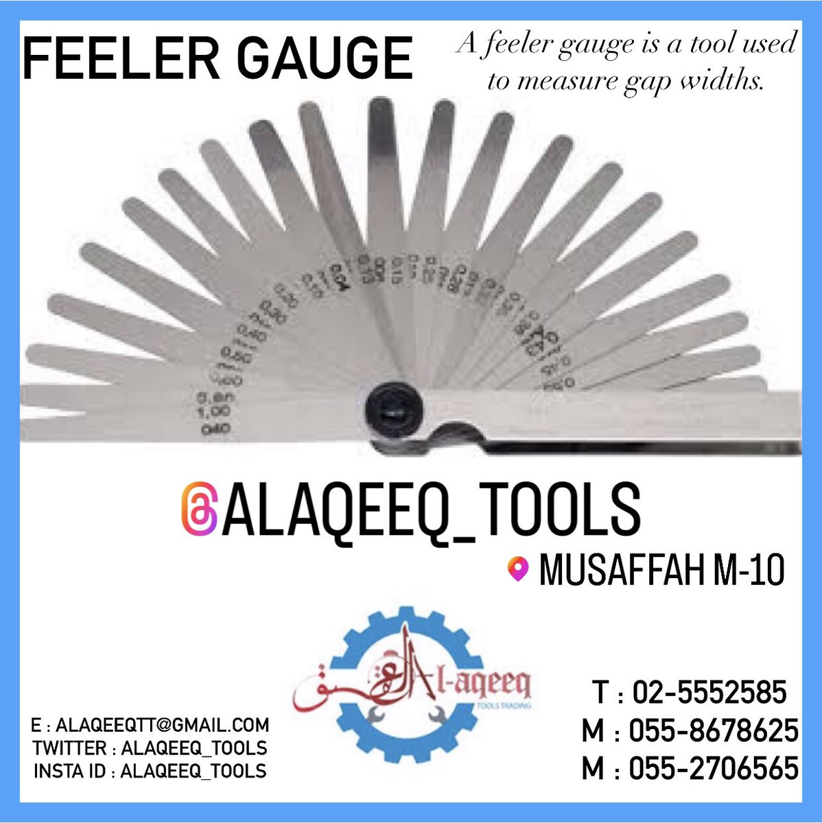 alaqeeq_tools's tweet photo. @alaqeeq_tools #feeler #feelergauge #gauge https://t.co/Lo5GBqw6LO