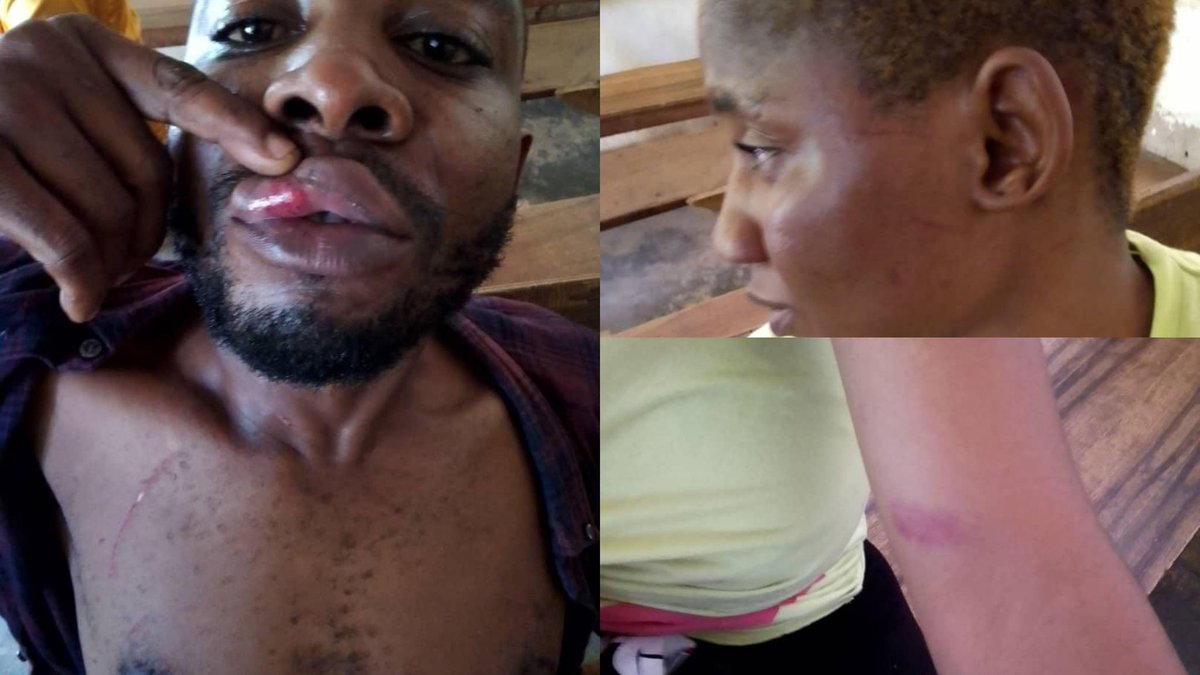 SaharaReporters's tweet photo. Nigerian Policemen Brutalise, Detain Man, Wife, Eight-Month-Old Baby In Plateau For Refusing To Give N200 | Sahara Reporters https://t.co/SYnyzJqZUA https://t.co/YpGmWlUkYn