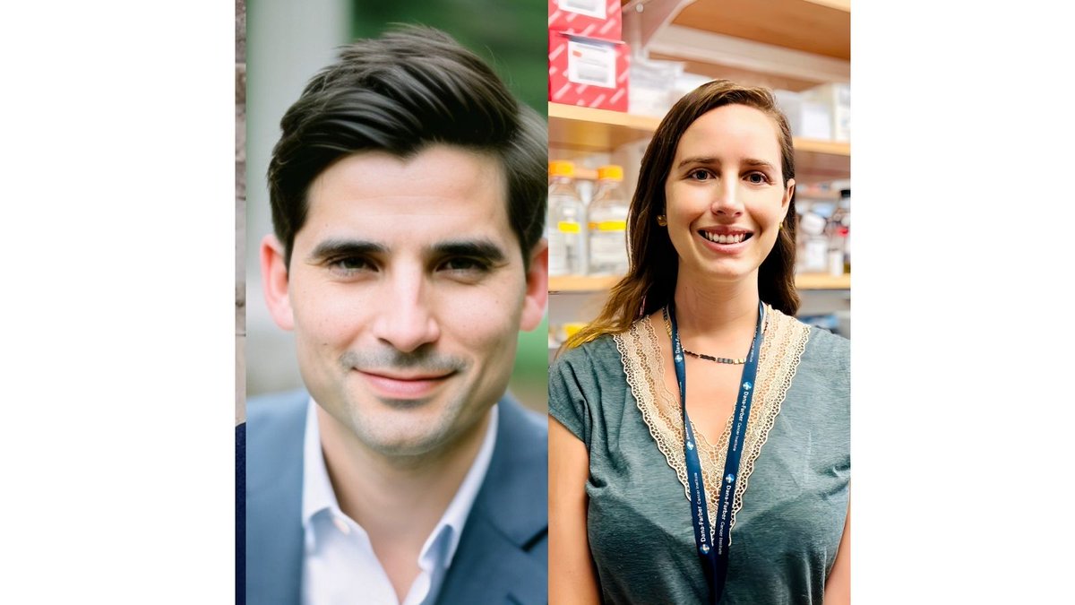 Dana-Farber News (@danafarbernews) on Twitter photo Congrats to Jose Orozco, MD, PhD, (<a href="/JoseMOrozco/">José Miguel Orozco</a>) and Yara Rodriguez, PhD, (<a href="/rz_yara/">Yara Rodriguez Zabala</a>) <a href="/DanaFarber/">Dana-Farber</a> for being named 2023 Hanna Gray Fellows by Howard Hughes Medical Institute (<a href="/HHMINEWS/">HHMI</a>), with up to $1.5 million in support for up to 8 years. ms.spr.ly/60129g0c0 #HannaGrayFellows Congrats to Jose Orozco, MD, PhD, (<a href="/JoseMOrozco/">José Miguel Orozco</a>) and Yara Rodriguez, PhD, (<a href="/rz_yara/">Yara Rodriguez Zabala</a>) <a href="/DanaFarber/">Dana-Farber</a> for being named 2023 Hanna Gray Fellows by Howard Hughes Medical Institute (<a href="/HHMINEWS/">HHMI</a>), with up to $1.5 million in support for up to 8 years. ms.spr.ly/60129g0c0 #HannaGrayFellows