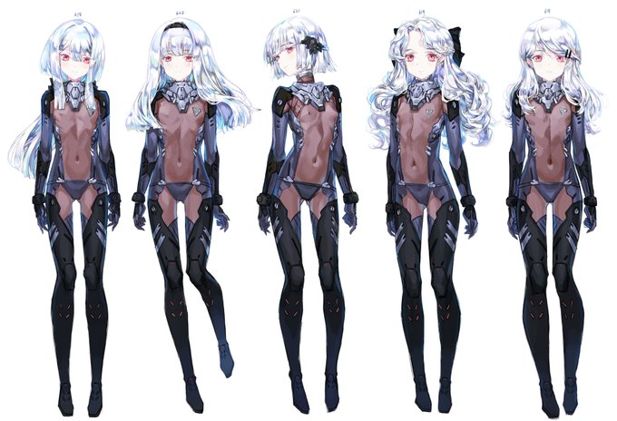 ハウンズと621の絵、完成しました!!幼い年の少女たちがACのようなロボット兵器に搭乗者というそのギャップがいいですよね😉👍❤️ #AC6 #アーマードコア6  https://t.co/2cW6ZP3J81 