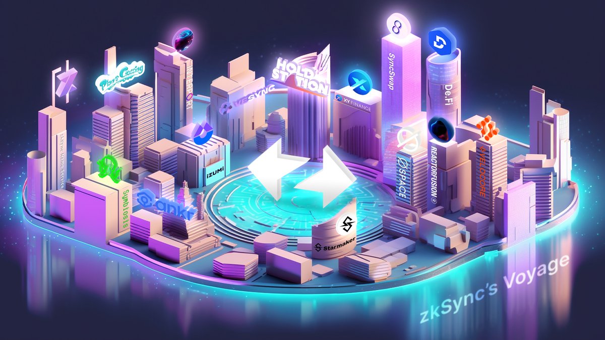 ⚓ #Holdstation proudly presents 'Explore Treasures on #zkSync's Voyage' Campaign

Get ready to explore <a href="/zksync/">ZKsync</a> tech, the premier partner projects &amp; collect epic rewards - stablecoins, native tokens, NFTs, and surprises await

🌊 Begin your voyage: holdstation.com/voyage