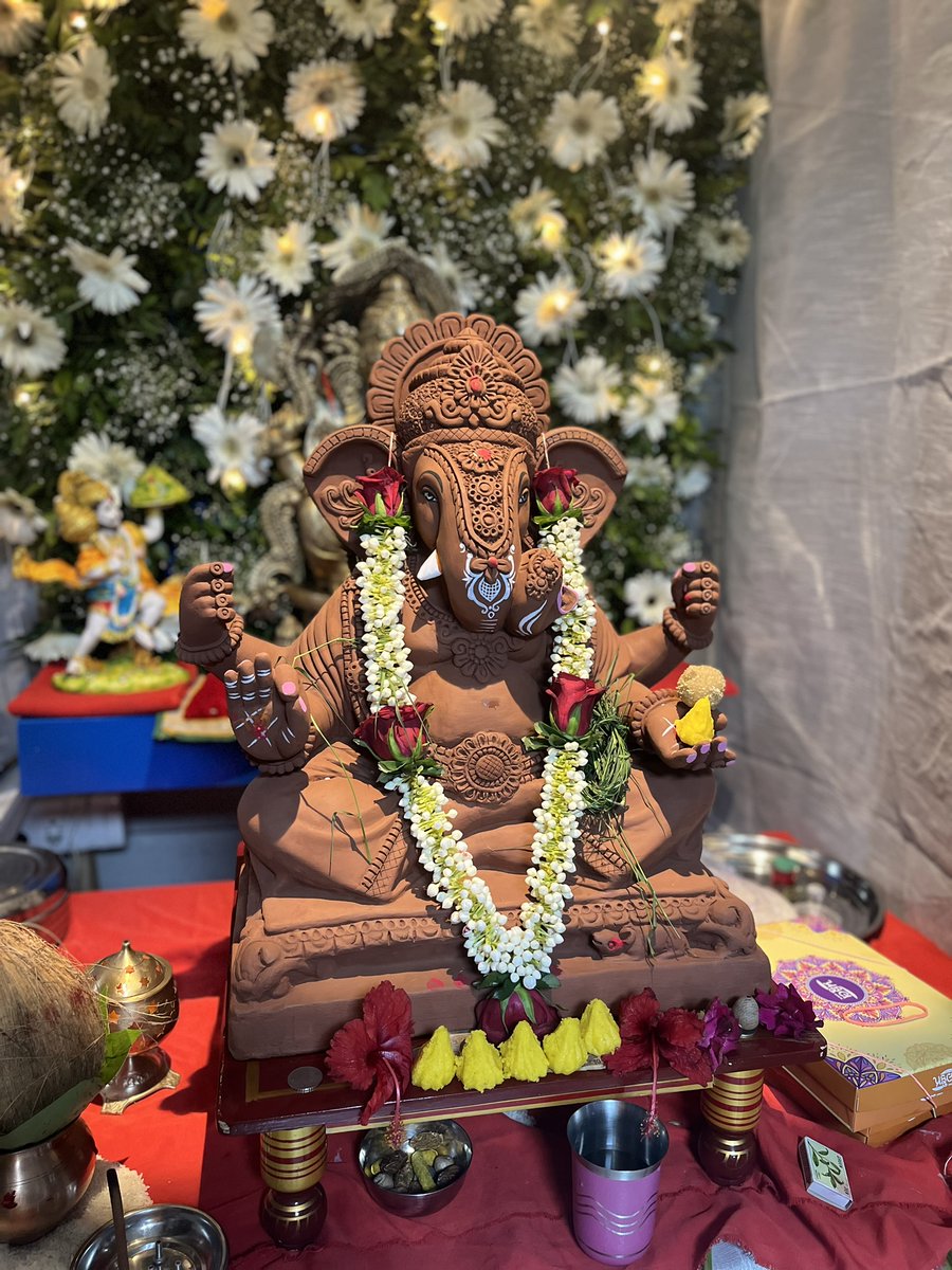 monarch_2009's tweet photo. Monarch Family is celebrating Lord Ganesh's blessings with a traditional puja, prayers, and a festive feast. You're cordially invited to join us for the auspicious Ganesh Puja on September 19, 2023, and Visarjan on September 23, 2023. as we seek the blessings of Lord Ganesh🙏 https://t.co/A7UcBLWhmQ