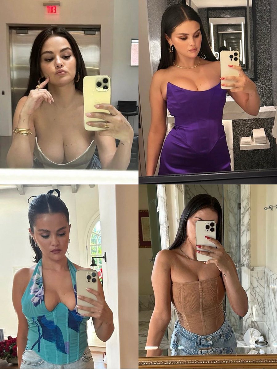 selena gomez's mirror selfies are my favorite.