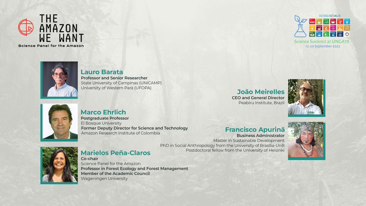 theamazonwewant's tweet photo. 📢Junte-se a nós para o evento híbrido “O papel da educação, ciência e tecnologia para a sobrevivência da Amazônia” no @ScienceUnga!

✍️Registre-se em https://t.co/GXFRVZK1k1

#sciencesummitunga #globalscience #sciencedigital #UNGA78 https://t.co/GO0JaQr99L