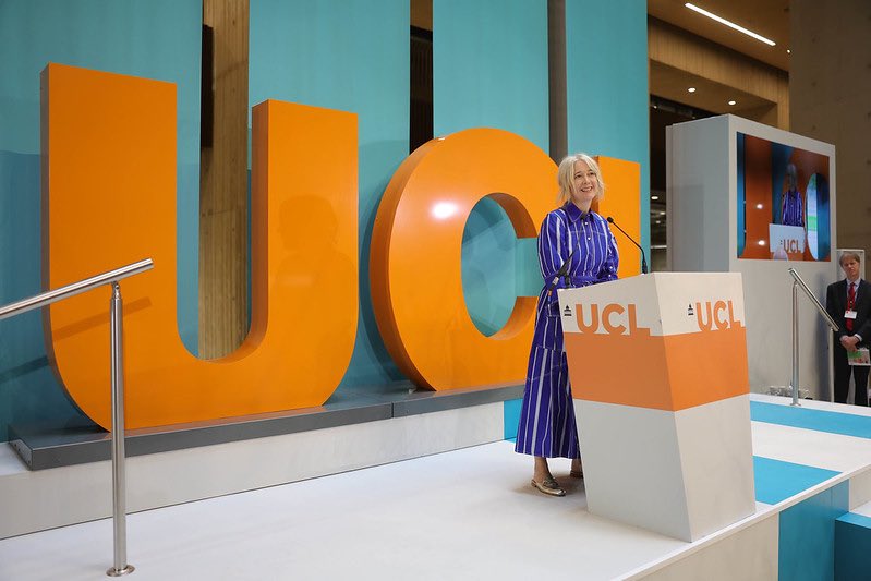 IT’S OPEN! ✨ Thrilled to speak at #UCLEast - the first #EastBank building to open. The biggest investment in culture & education by any Mayor of London. East Bank will create 2,500 jobs, attract 1m visitors a yr & nurture tomorrow's creators @UCLEast ✨