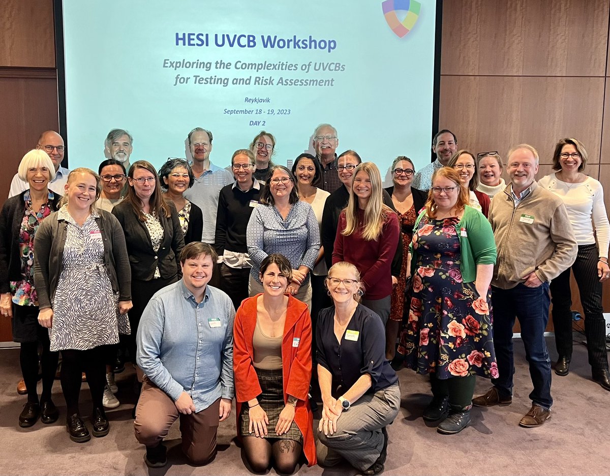 Celebrating the end of a very successful <a href="/HESI_Global/">HESI</a> workshop on improving the challenging task of #environmental #risk assessment of #UVCBs with this great group of fellow scientists from government, academia and industry.