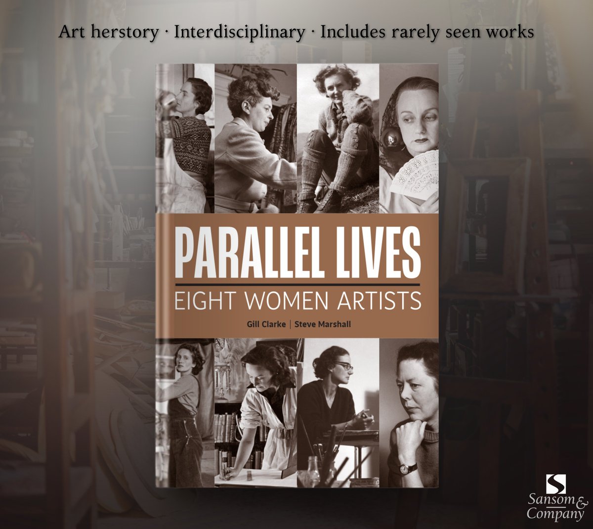 Celebrate the opening of @StBarbeMuseum's Parallel Lives exhibition (to 13 Jan 2024) by perusing the accompanying publication by <a href="/SansomandCo/">Sansom & Company</a>, a stunning volume on the intersecting experiences of eight innovative, stylistically diverse #WomenArtists » bit.ly/3qGrdy3 💫
