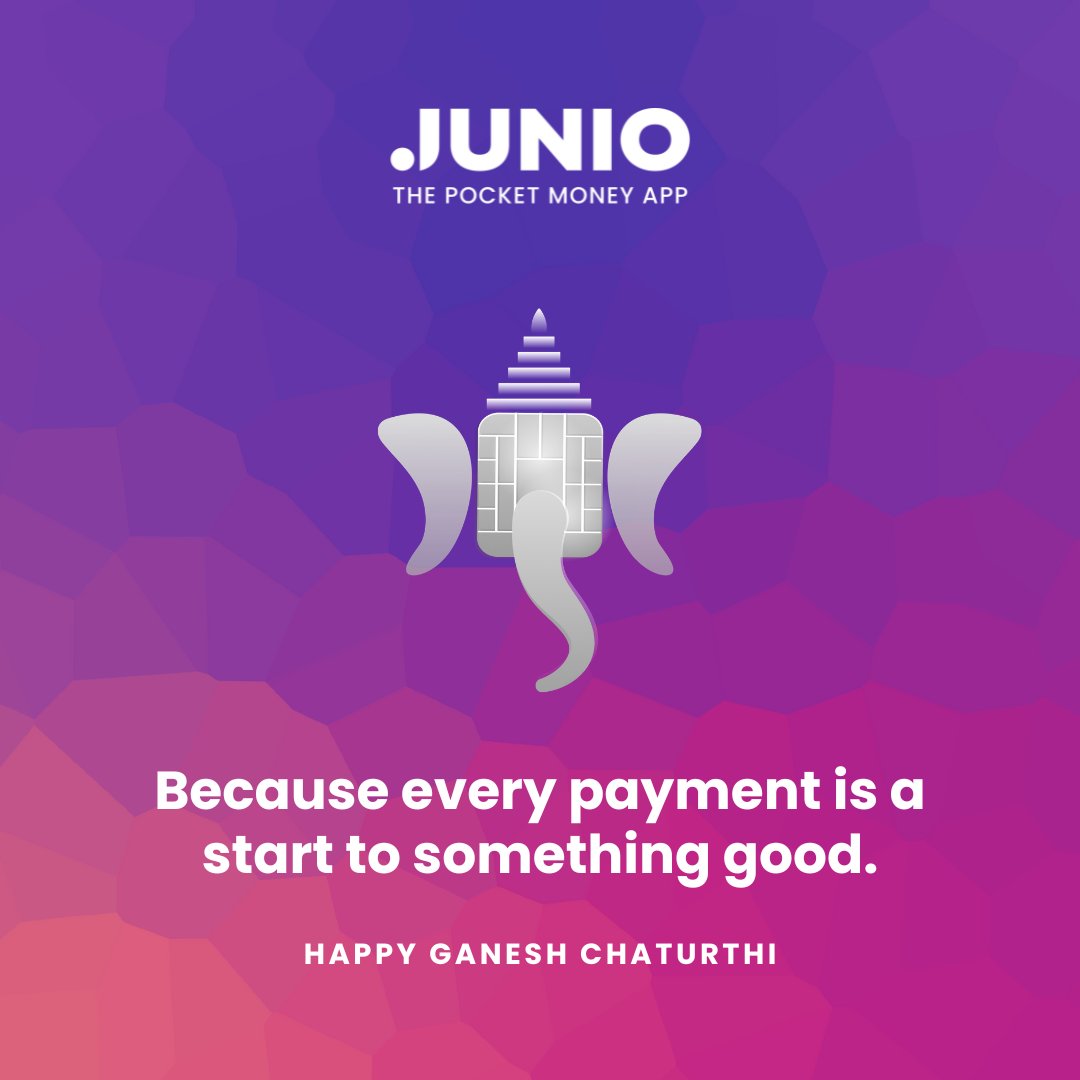 junio_in's tweet image. Start your savings &amp;amp; spendings with Bappa's name ✅

#JunioApp #GaneshChaturthi