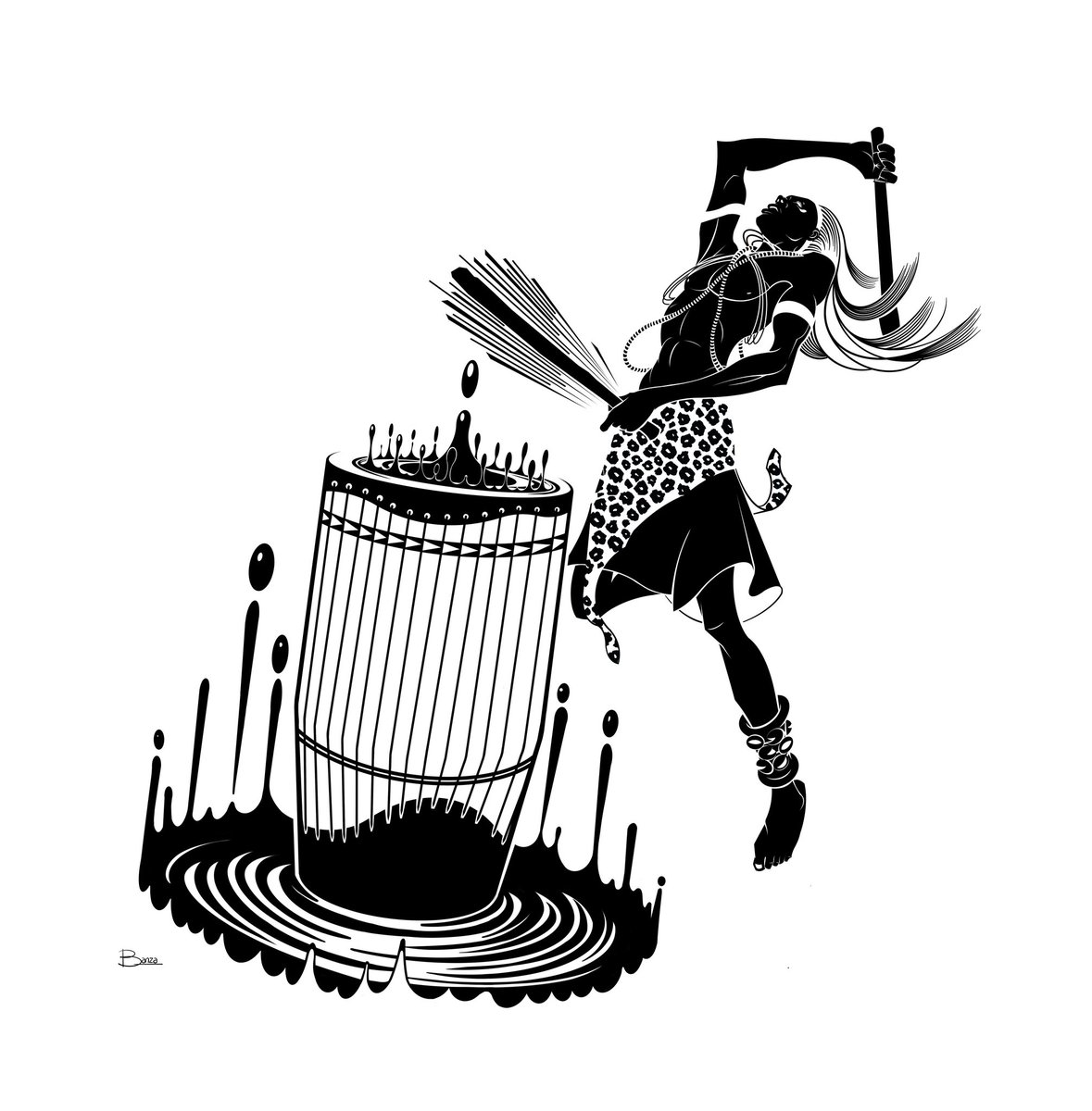 Switched At Birth Bays Art Axe Girl