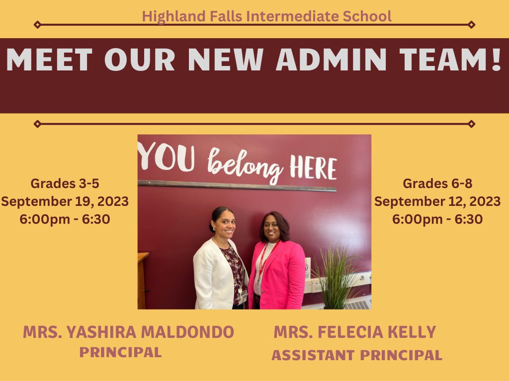 We are excited to meet our 3rd-5th grade families! 
Come out and connect!