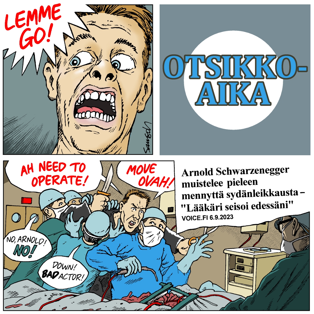 otsikkoaika's tweet photo. #otsikkoaika #sarjakuva #sarjakuvat #huumori ping @TheVoiceSuomi https://t.co/RnsgqUdrmZ