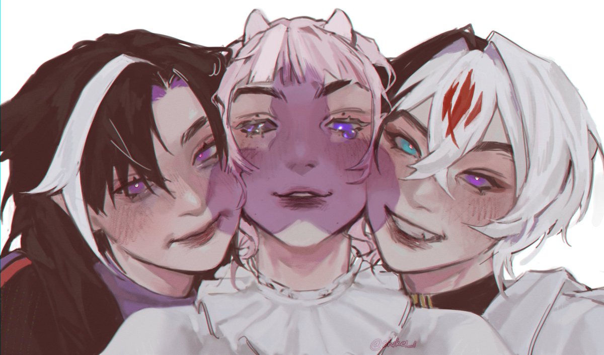 shikei_i's tweet photo. group photo !! with a twist
#shikeiillust #muiillust #ouxoc https://t.co/2umR6SGd1P