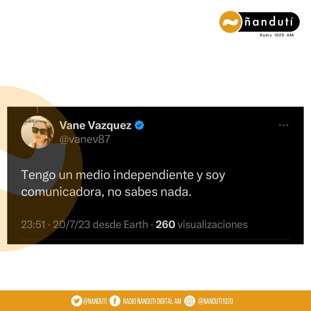nanduti's tweet photo. Vane Vázquez funcionaria de Diputados😳

La polémica twittera colorada aparece en planilla, contratada desde julio y percibe un salario mensual de Gs. 3.300.000. 

El 20 de julio pasado protagonizó un incidente con dos congresistas en el Senado, donde se acreditó como… https://t.co/tiaKh3xFJ2