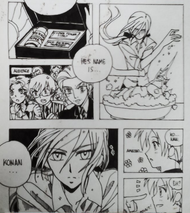 This man changed names every time he's drawn 😅
From Konan (2007) to Dylan (around 2013) to Hinata(2017) haha 
At least, his design is consistent 😂 