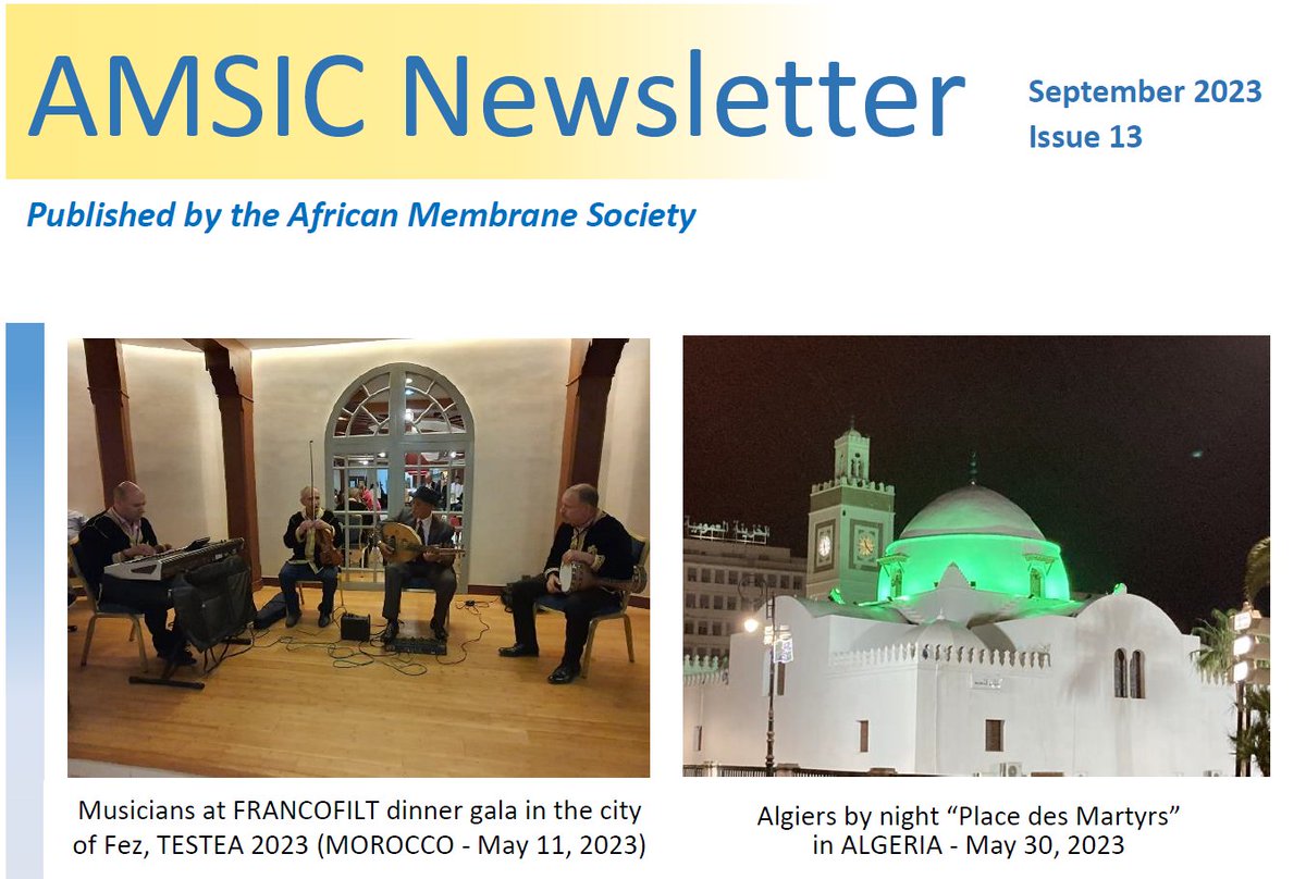 MembraneAfrica's tweet photo. We're happy to share with you our latest Newsletter, issue 13. Enjoy the read! https://t.co/GoLprS4eCd #Membrane_tech #Sustainability #Africa @MemSocAus @EUMembraneSoc @MembraneSociety https://t.co/TBChmN52yR