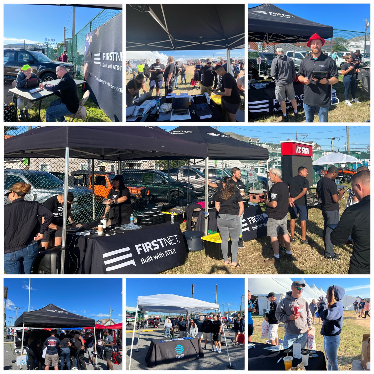 This past weekend #NYNJ & #OHPA collaborated on the BIGGEST event of the year! Wildwood Fireman’s Expo Thank You for welcoming #FirstNet with open arms #LifeAtATT @judy_cavalieri @jessicamcarval @marcellobenny @Vinecia_F @jas_vargas5