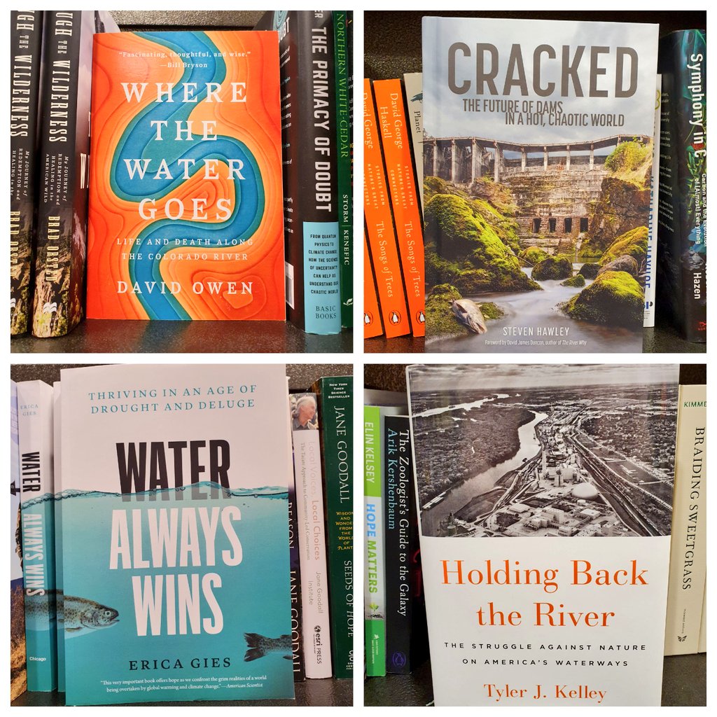 A river runs throught it at Barnes & Noble @BNBuzz....

Great to see this focus on rivers in current #USA non-fiction literature. #environment #climatechange #slowwater 📚