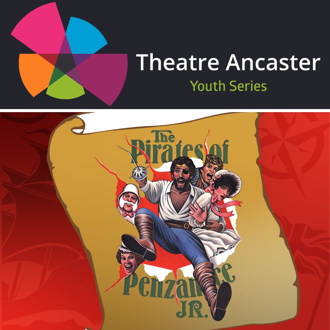 Our Youth Series kicks off with The Pirates of Penzance Jr. featuring performers in grades 5-8.

Set sail with this classic comedy that boasts one of the most famous patter songs in musical theatre history. 

🗓️Jan 26-28, 2024
📍 <a href="/AncArtsCentre/">Ancaster Memorial Arts Centre</a> 
🎟️theatreancaster.com/shows/pirates-…