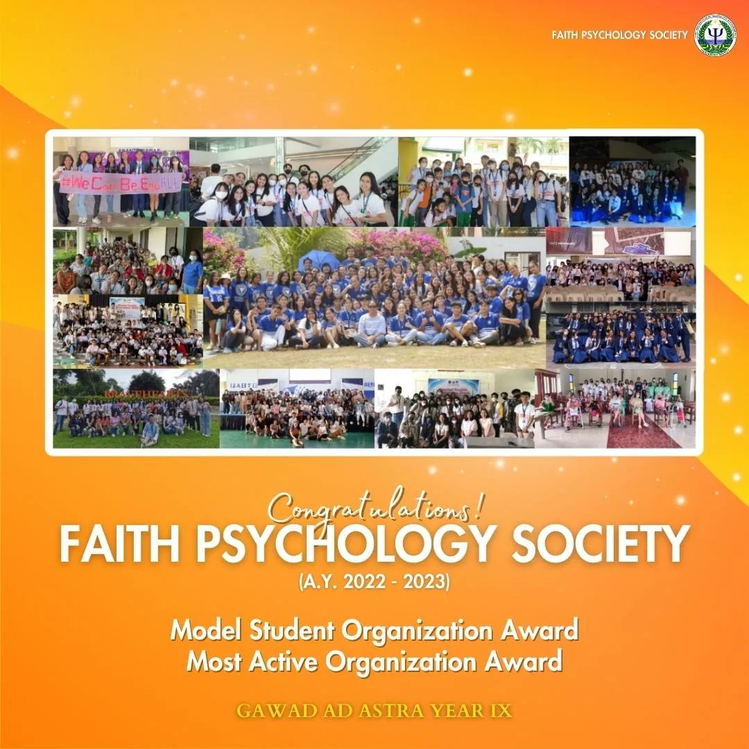 TheFAIPS's tweet photo. 🔱𝐓𝐚𝐭𝐚𝐤𝐅𝐀𝐈𝐏𝐒: 𝐆𝐚𝐰𝐚𝐝 𝐀𝐝 𝐀𝐬𝐭𝐫𝐚 𝐘𝐞𝐚𝐫 𝐈𝐗 🔱

FAITH Psychology Society (FAIPS) proudly celebrates our new win at the Gawad Ad Astra Year IX held last Saturday, September 16. https://t.co/MEwgARtnZO