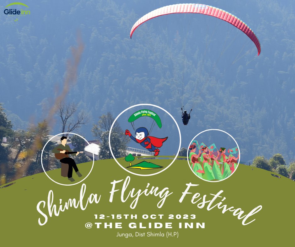 TGlideinn's tweet photo. Much Awaited Event is happening soon!!
#ShimlaFlyingFestival #ShimlaFlyingFestival2023 #theglideinn https://t.co/ZcLaW5pCVr