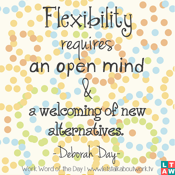 deborahdayma's tweet photo. "Flexibility requires an open mind &amp; a welcoming of new alternatives." Deborah Day #PersonalGrowth#Acceptance https://t.co/g8ixYqynUi