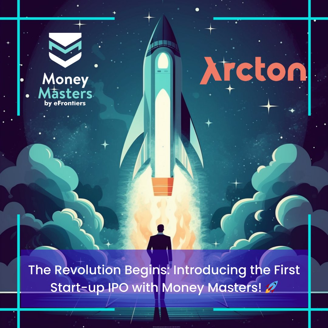 moneymastersapp's tweet photo. The revolution has begun! 🎉 We're proud to unveil the first-ever Startup IPO, merging Crowdfunding with the innovative DLT law in Switzerland. More updates coming soon! @arctonhq #StartupIPO #DLTLaw #InvestmentRevolution https://t.co/wUQeIKgS0j