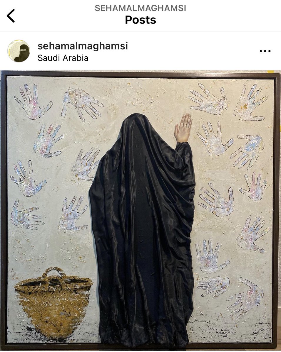 SWAR2019's tweet photo. Seham Almaghamsi. (2021). Work renewal. 

#swar 
#womensart
#SaudiArabia https://t.co/shqEDa4sBY
