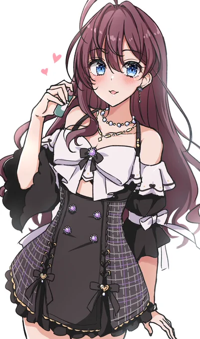 アニバ志希ちゃんの衣装好み過ぎて描いた 