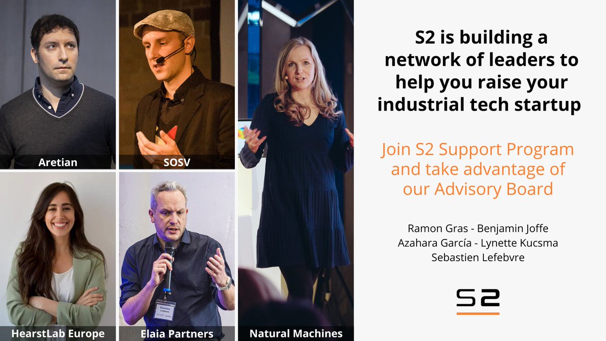 It takes a village to support and raise an industrial tech #startup!

That’s why we at S2 are building a #community with the best to help us nurture tech startups. Benefit from our advisory board and boost your startup.

Join S2 Support Program 2024

📝 f6s.com/stage2-2024-co…