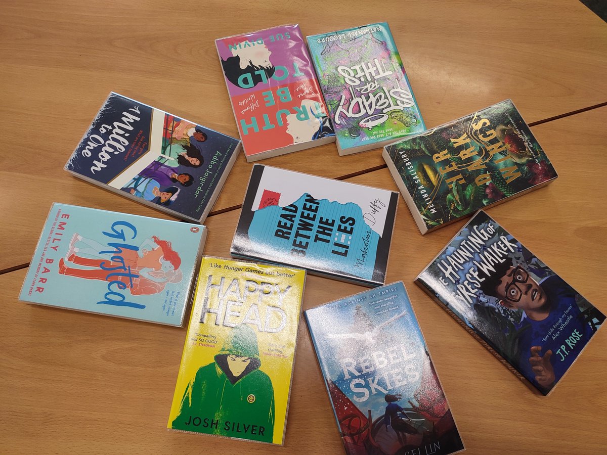 So excited about the titles in this year's 9 for 9 book group @MidlandsCLS @HinckleySchool @MESalisbury @JoshSilver2005 @malcolmduffyUK @suedivin