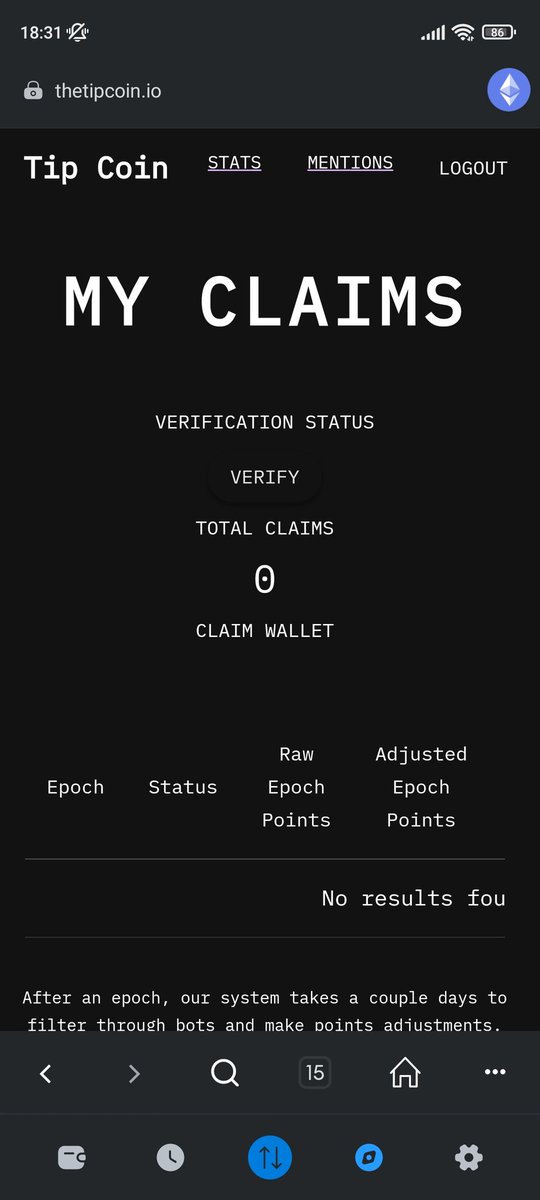 DolyCao97's tweet photo. Tổng quan về $tip @tipcoineth sau 2 kỷ nguyên thì mình nhận định dự án này nó chỉ air cho 1/10 số lượng user. Chúc mừng ae đã đc ăn và chia buồn cho ae nào tạch như mình :))) => #tipscam https://t.co/HfwmS3mAmw