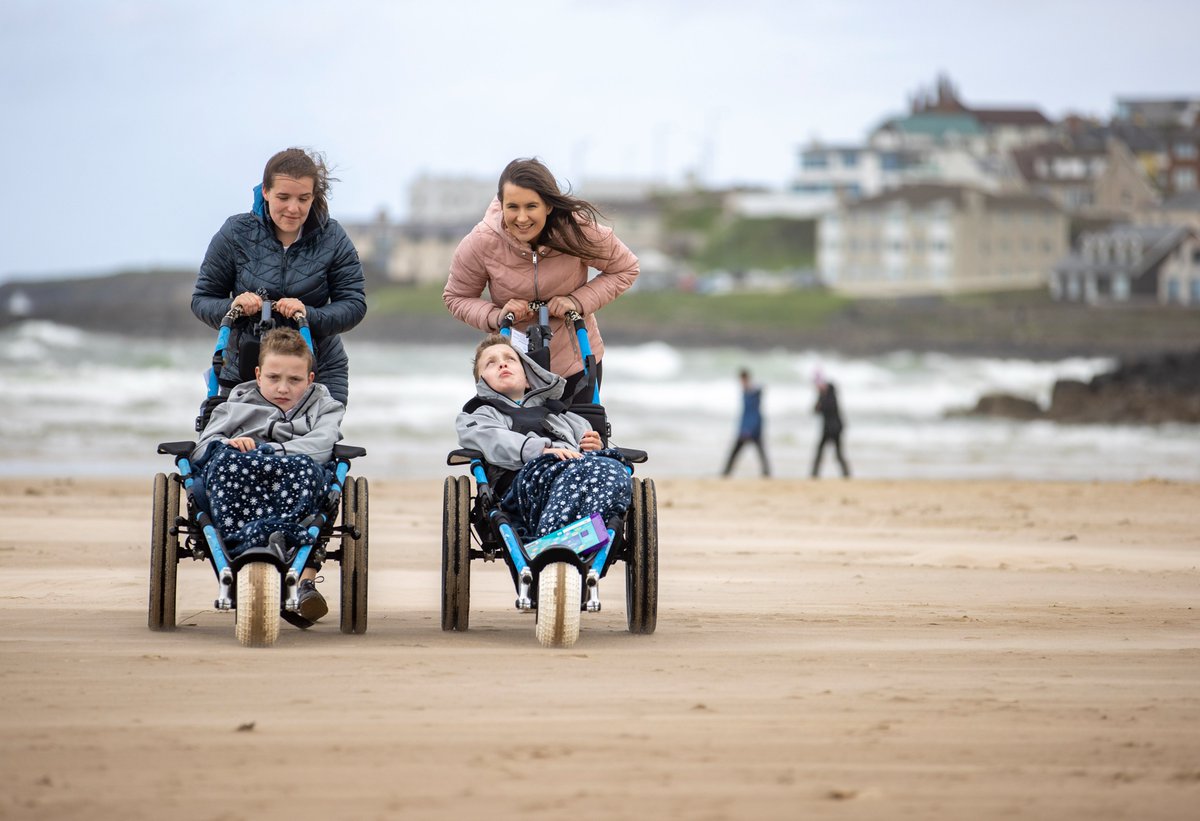 Take 5 to vote for 5. We were delighted to work with @maemurrayfdn to make Portstewart Strand the fifth Inclusive Beach in NI.

The foundation has been richly rewarded with an @LottoGoodCauses award nomination. Vote for them in the #NLAwards by tweeting #NLAMaeMurray.