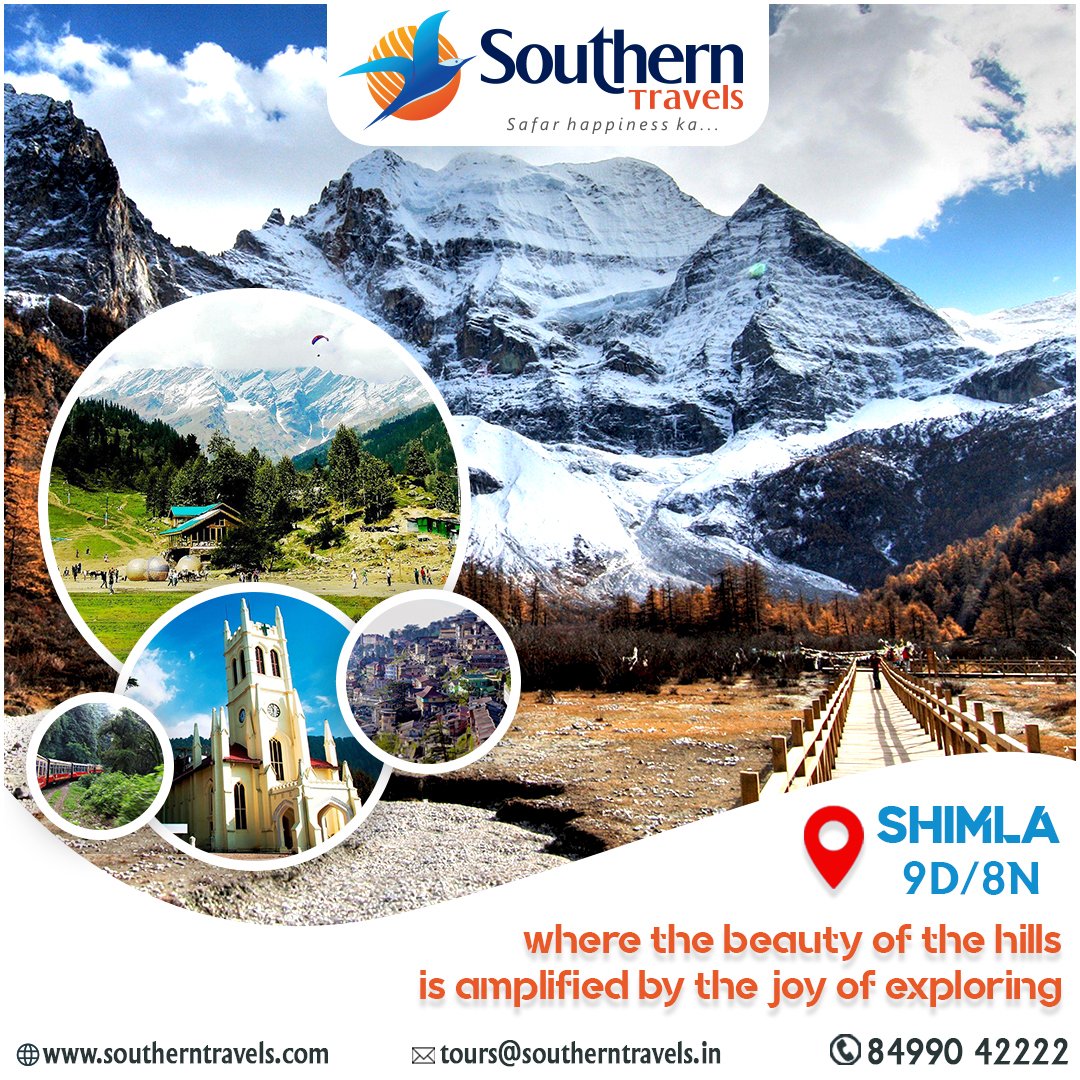 Discover Shimla's Enchanting Beauty!

#shimla #southerntravels #shimlatour #exploreshimla #incredibleindia #sricharanamedia
