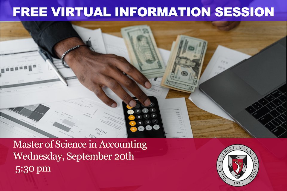 AlbertusSocial's tweet image. Calling all future Accountants! We&apos;re inviting you to a free virtual information session to learn about what makes our Master of Science in Accounting program the right program for you: ow.ly/BnER50PMRF8

#AlbertusMagnusCollege #MSA #AccountingProgram #Accounting