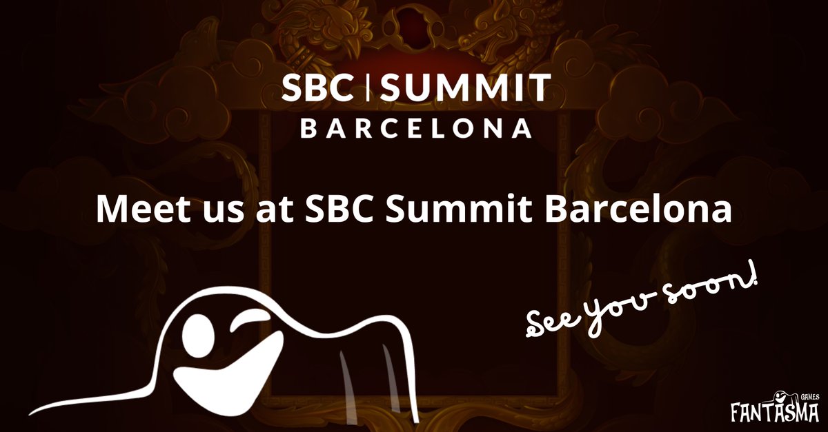 Hola Barcelona! 🇪🇸 We have touched down at #SBCSummitBarcelona, ready to talk to you about our epic games, exciting developments and what else we have in the pipeline for the rest of the year! Interested to find out more? info@fantasmagames.com.
See you soon! 👋