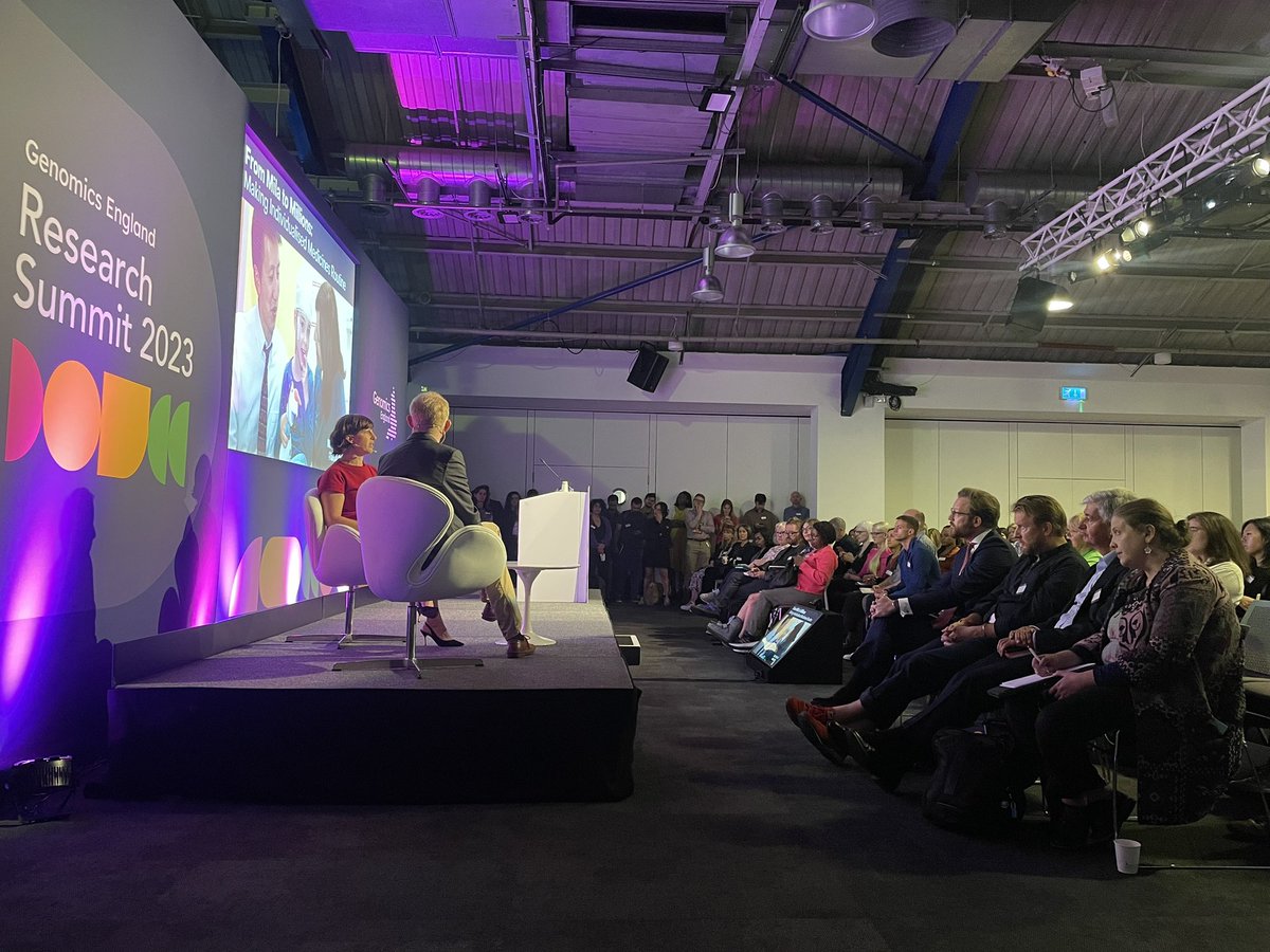 CritterSci's tweet photo. Great conversation at @GenomicsEngland #GERS2023 research summit 2023: incredible story From Mila to Millions and how we need to change the status quo of rare disease individualised treatment: research, access, regulatory, infrastructure. What a motivation boost to all. https://t.co/ahnDiwEpla