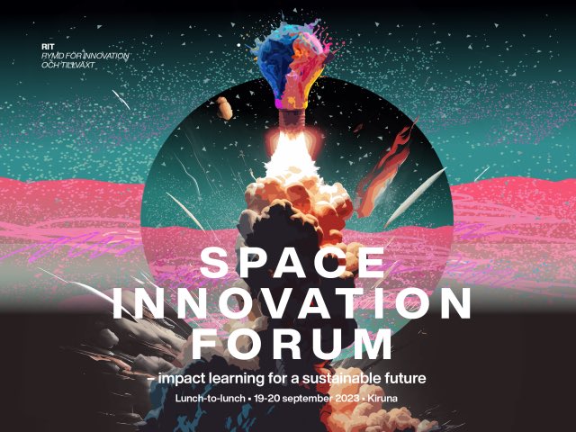 KennethBodin's tweet image. At Space Innovation Forum in Kiruna. Speakers now are project lead Johanna Bergström Roos and Director General of @RymdstyrelsenSE Anna Rathsman. Interesting to hear about Sweden's and Europe's upscaling of space activities, manned and robotized missions.