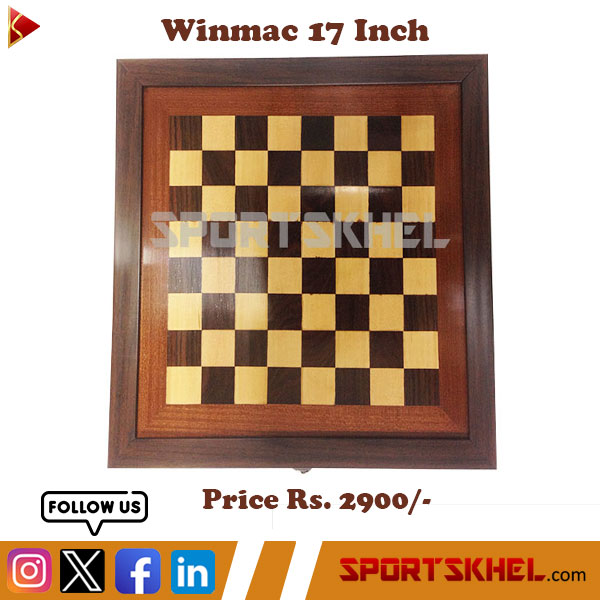 Sportskhel's tweet image. Long lasting chess board is now available at Sportskhel.com.

Winmac Chess Board price is Rs.2,900/-.

#winmacchess #chessboard #woodenchessboard #chess #boxtypechessboard #chessgame #chessmaster #chesslover #chessclub #sportskhel #thepavilion #pavilionsports