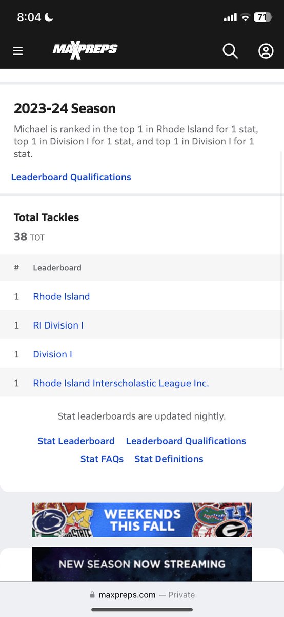 Michael Toure (@michaeltoure4) on Twitter photo I Lead My Division And The State In Tackles With 38 In Week 3 <a href="/centboysfootbal/">Coach Mike</a> <a href="/damehova9/">Damon Simmons</a> <a href="/EricRueb/">Eric Rueb</a> <a href="/FBRecruitAide/">Football Recruitment Aide™</a> I Lead My Division And The State In Tackles With 38 In Week 3 <a href="/centboysfootbal/">Coach Mike</a> <a href="/damehova9/">Damon Simmons</a> <a href="/EricRueb/">Eric Rueb</a> <a href="/FBRecruitAide/">Football Recruitment Aide™</a>
