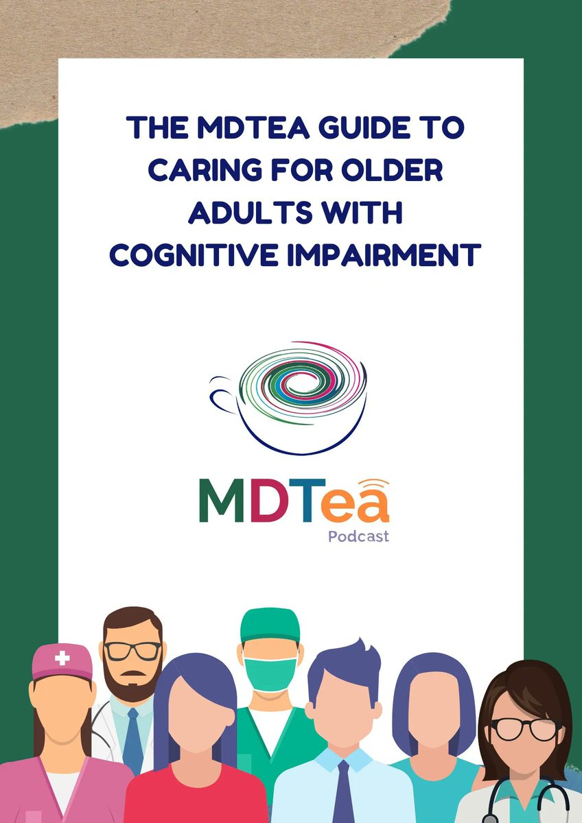 We developed this from some of our podcast episodes a couple of years ago with <a href="/ThePinkHairPara/">Georgie</a> it's a free book on looking after people with cognitive impairment for you and your team. Just follow this link :)  buff.ly/3Ps5KPQ