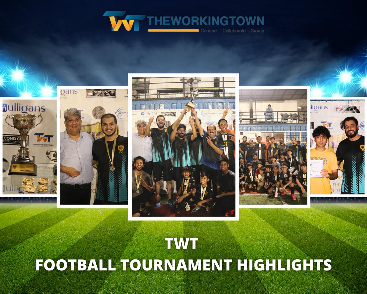 theworkingtown's tweet photo. When deadlines turn into goal lines, you know it’s a different kind of workday! ⚽️🏅Our office football tournament was a blast, filled with teamwork and friendly competition. Here’s a glimpse of the magic on the field. 🌟 https://t.co/Tinep5UuTu