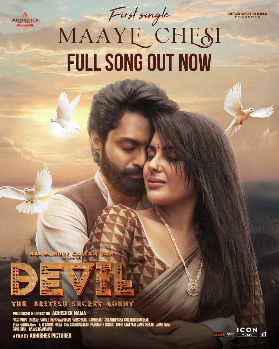 #MaayeChesi from #Devil is out now! 

- youtu.be/6Q5zwzS5fzA?si…

Hope you enjoy vibing to it as much as I did..🤗

#DevilonNov24th