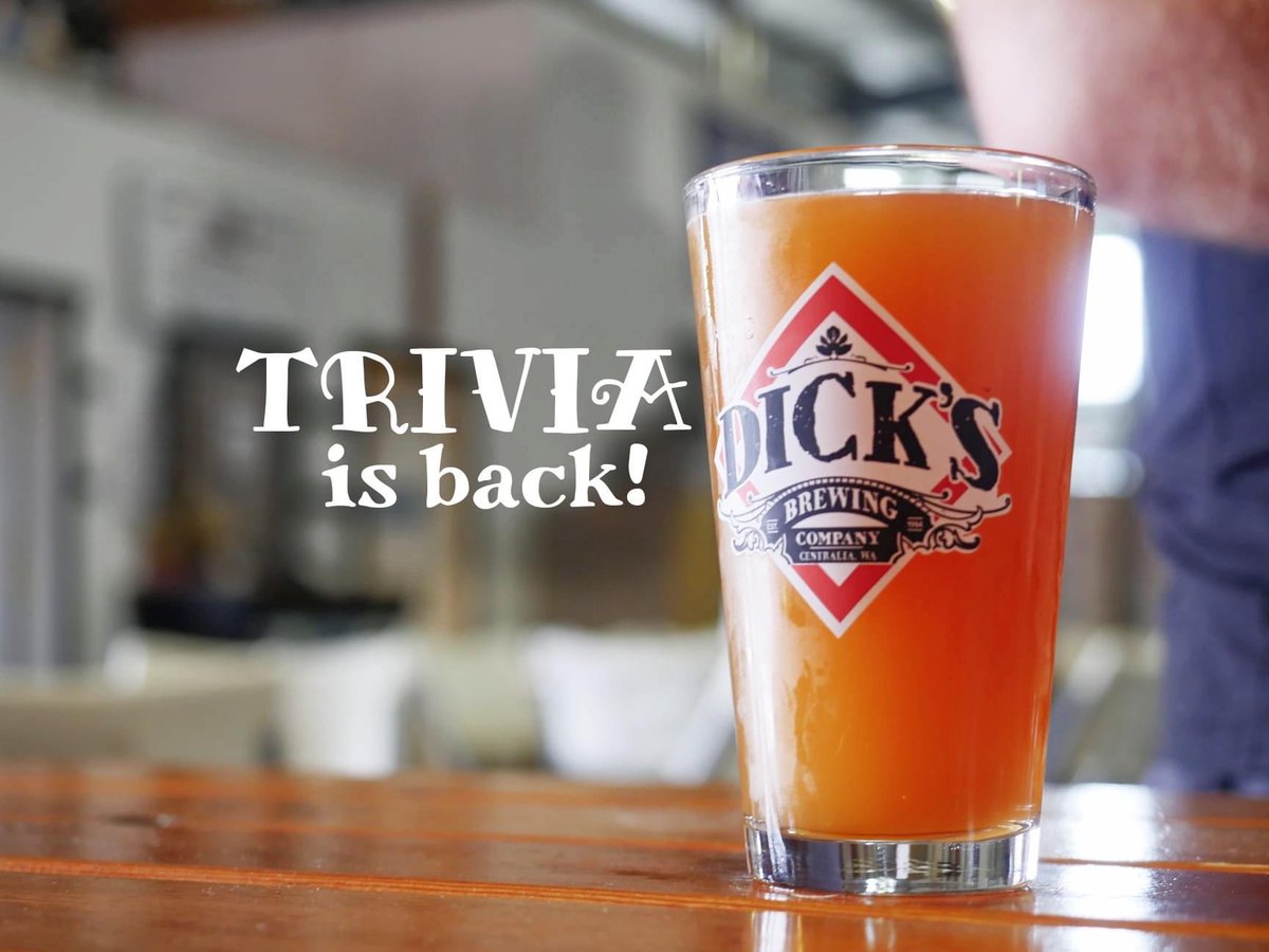 We are excited to announce that Trivia Night is BACK!! Saturday, October 7th at 5:00pm
Free to play. 
The them this month is going to be Disney/Halloween 🎃👻!