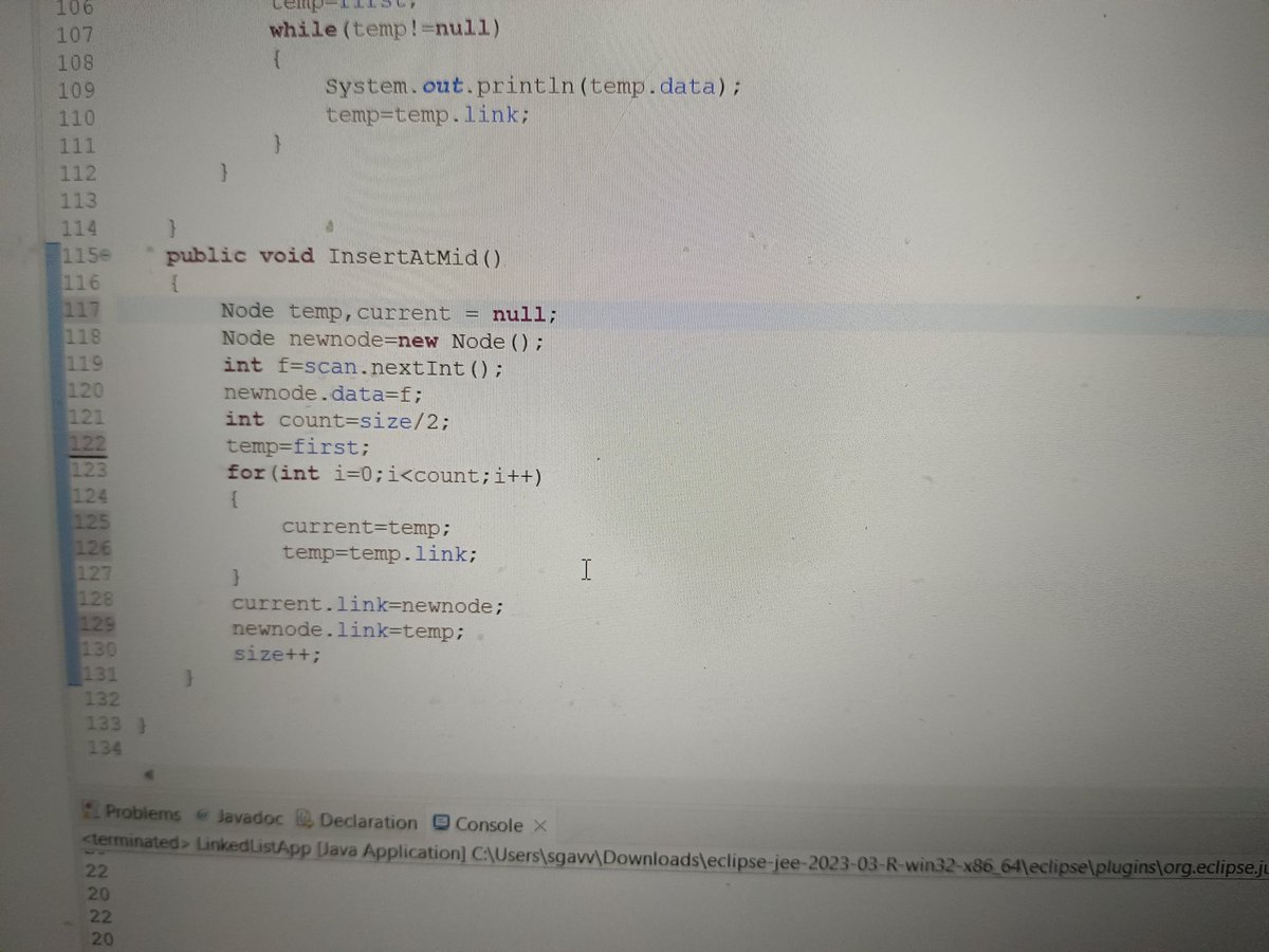 chandrasur58652's tweet photo. #100DaysOfCode 
#java
#Day39
Reverse of linked list https://t.co/E4Bu1BAzfO