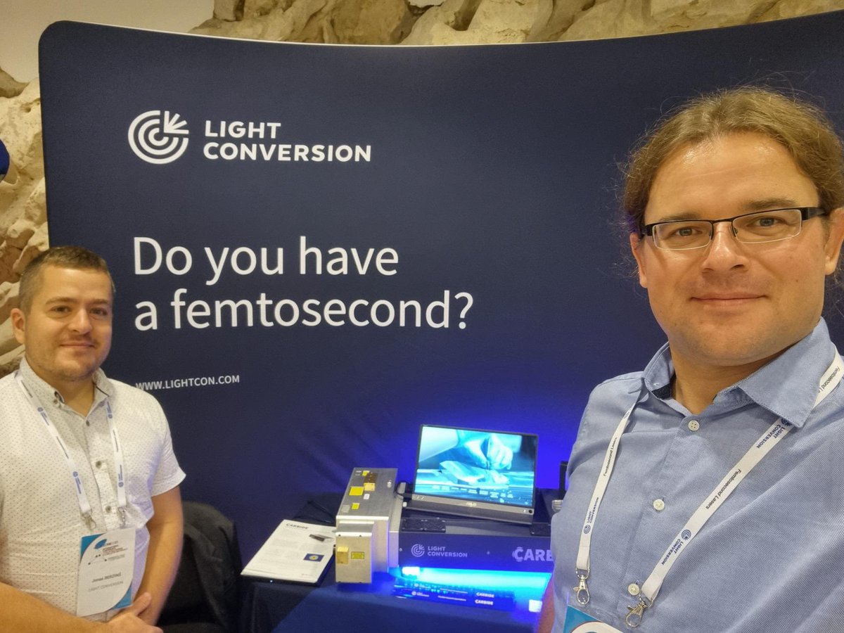 Exploring semicon market with my colleague Aivaras. Ultrafast lasers 🤘
#semicon #dicing #photoluminescence #ICSCRM