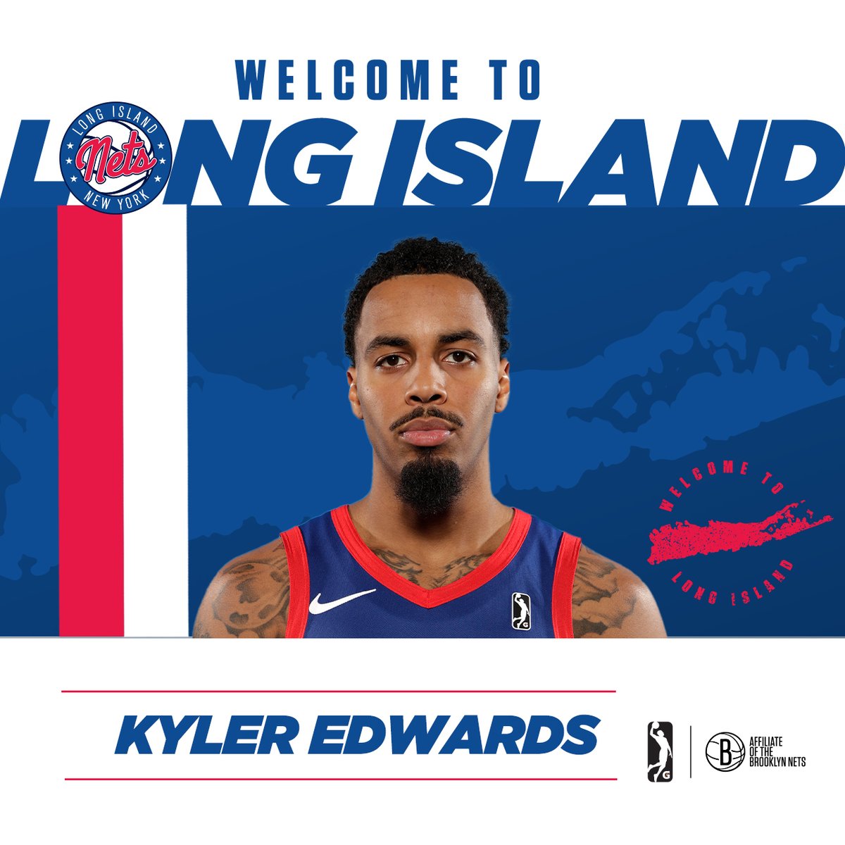 Just Announced: The Long Island Nets have acquired the returning player rights to guard Kyler Edwards from the Wisconsin Herd in exchange for the returning player rights to guard Bryce Brown and Long Island’s first round pick in the 2023 NBA G League Draft.