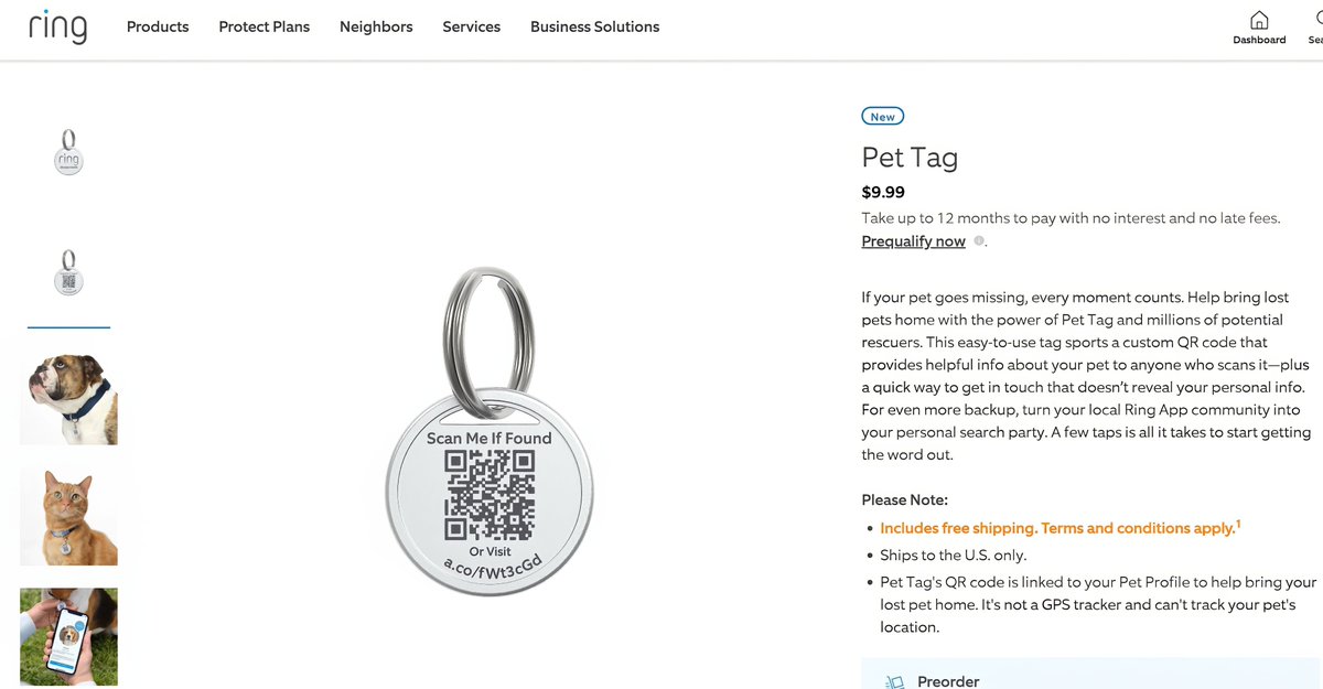 QuarterPalace's tweet image. I hope a lot of people in my area invest in these. I get sick and tired of seeing lost #pets on the #RingApp
