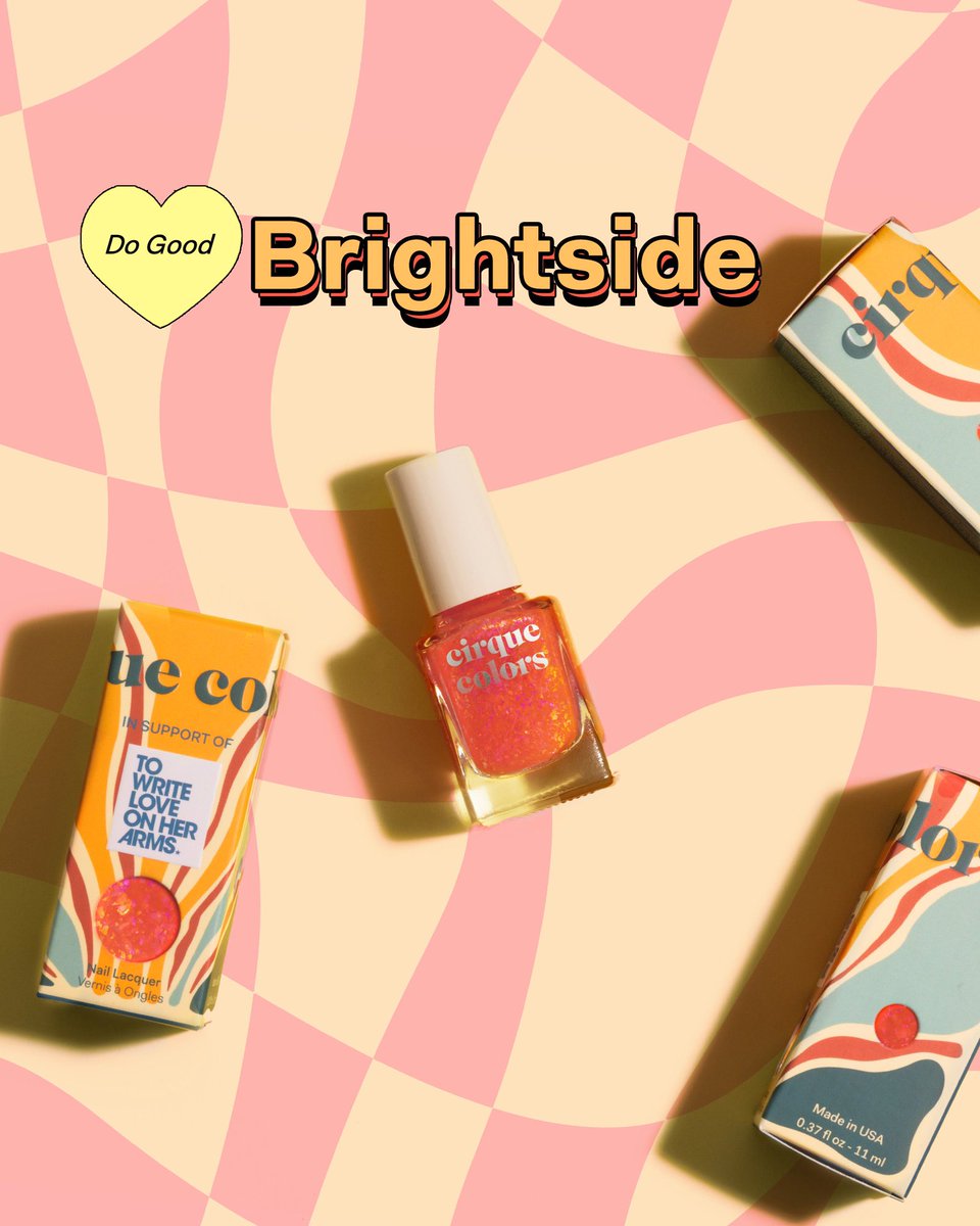 BRIGHTSIDE IS HERE! 🌞 Meet our new ✨ limited edition ✨ Do Good benefitting @twloha (To Write Love on Her Arms) 🧡