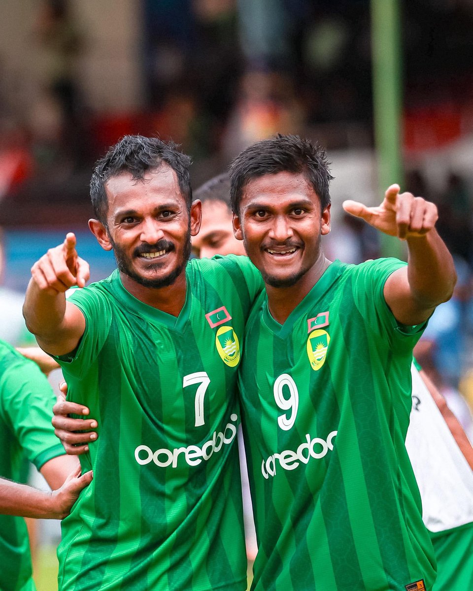 Sentey77's tweet photo. #AFCCup goal after 4 years! 💪🏽💚⚽
Congratulations @MaziyaSr 👏🏽🇲🇻

📸 https://t.co/KdBXyXEZ2z, Fayaz Moosa, Nishan Ali Hassow https://t.co/l2hkqSrC31