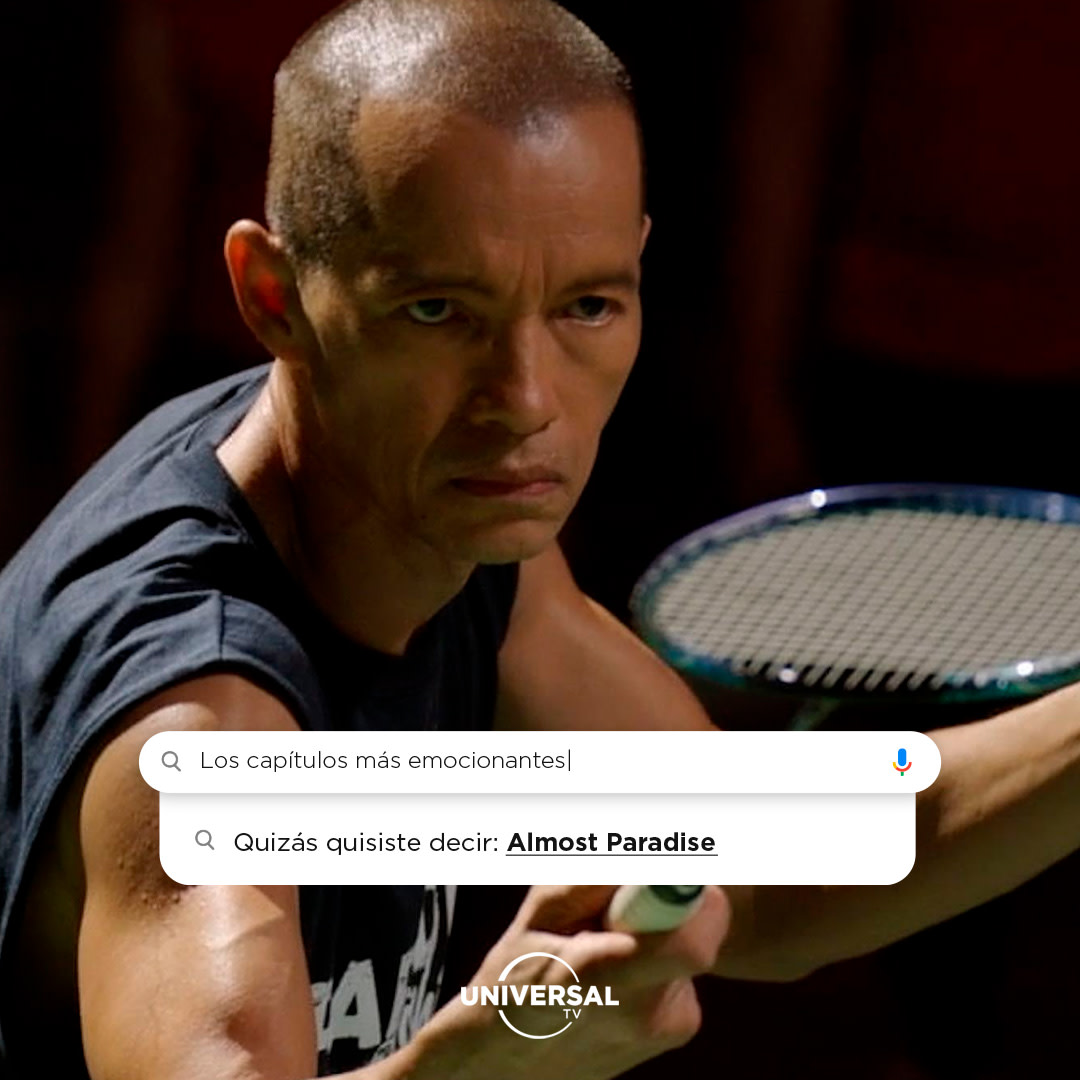 UniversalTVLA's tweet photo. Hasta el buscador está de acuerdo con nosotros: la segunda temporada de #AlmostParadise será una experiencia sensacional 🤯 ¿Te la vas a perder? 👀 Estreno, mañana a las 22:00 MX/AR/COL/CH 📆 https://t.co/662oR8WEmD